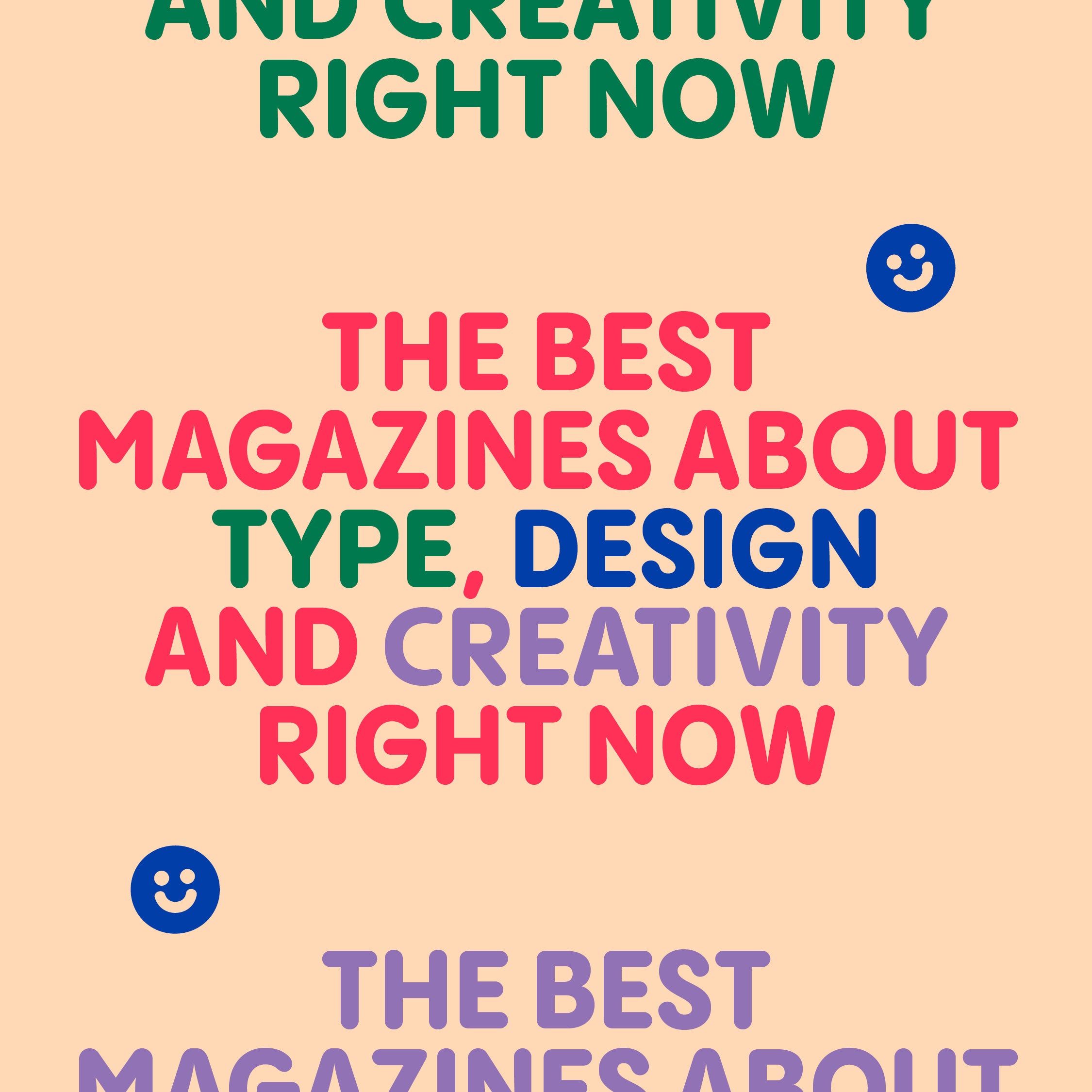 The best magazines about type, design and creativity right now