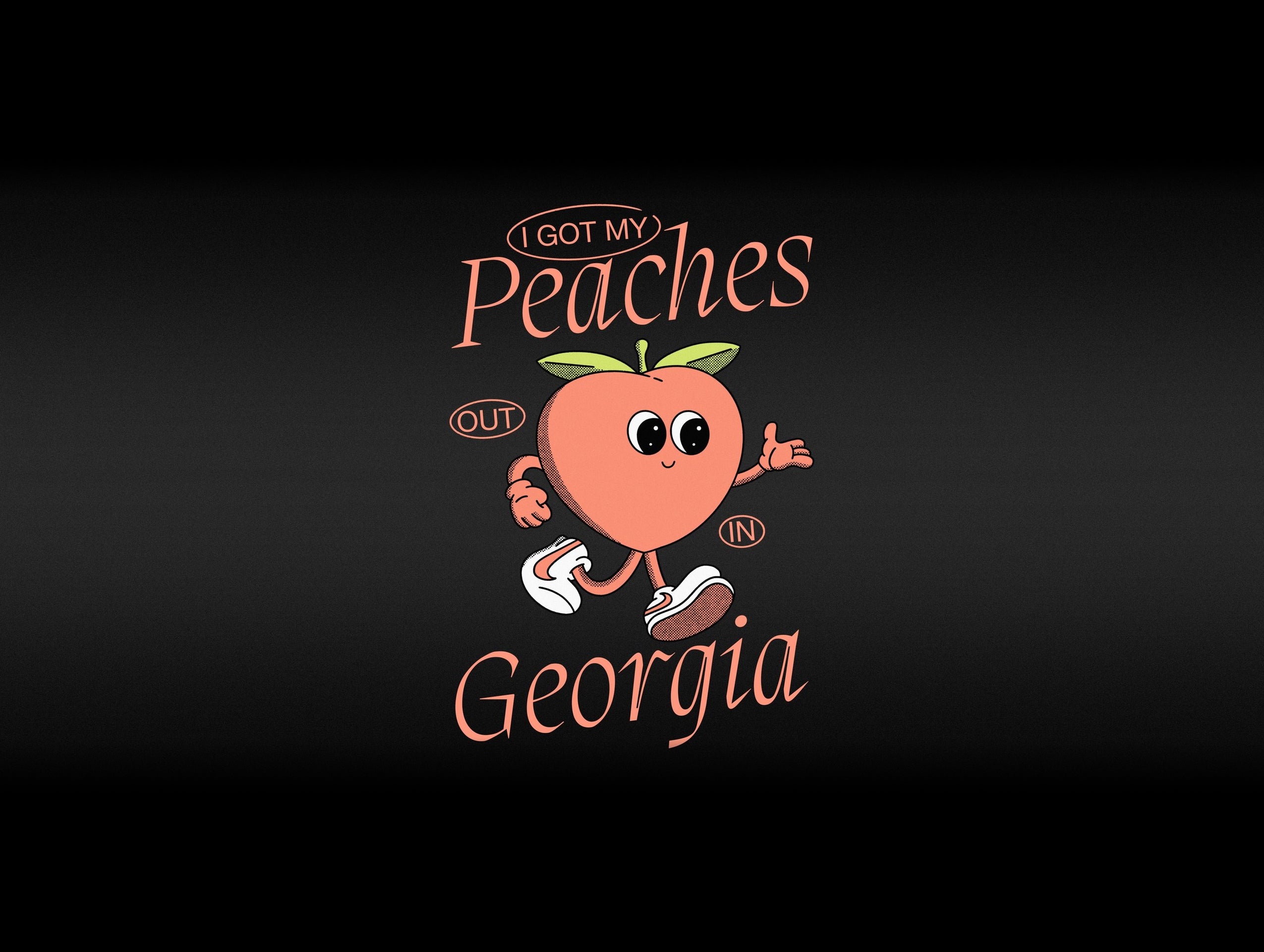 Anthropomorphic peaches and meaningful messages