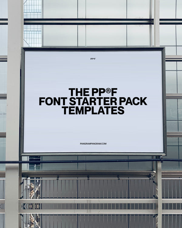 The Pangram Pangram® Font Starter Pack 6