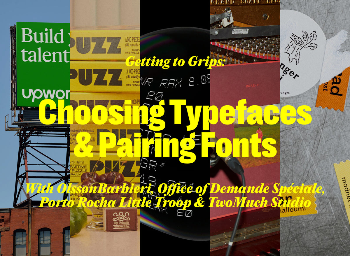 Getting to Grips: Choosing Typefaces & Pairing Fonts – Pangram Pangram ...
