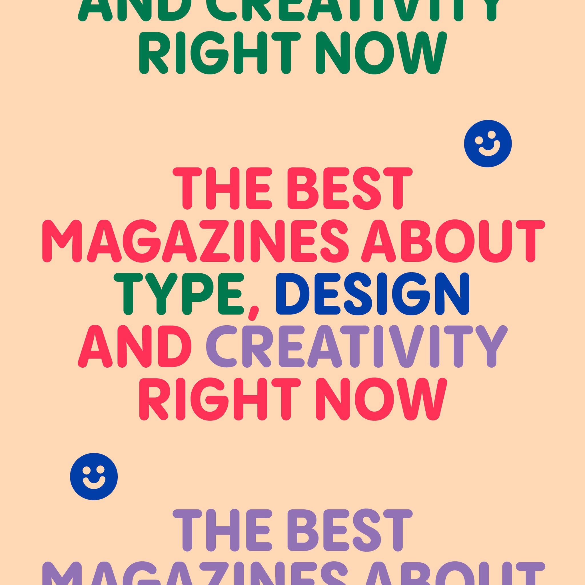 The best magazines about type, design and creativity right now