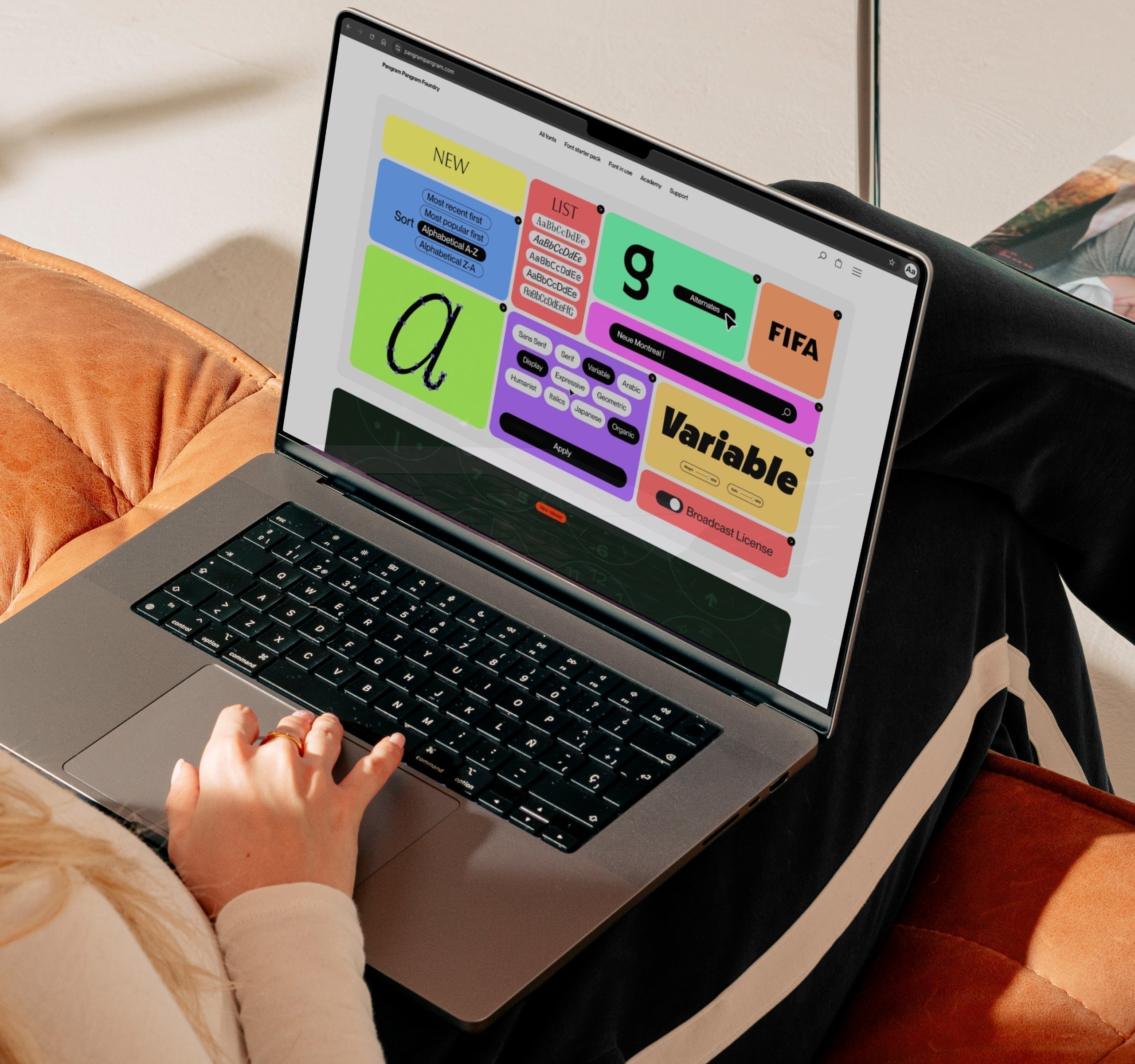 Pangram Pangram website (Re)design