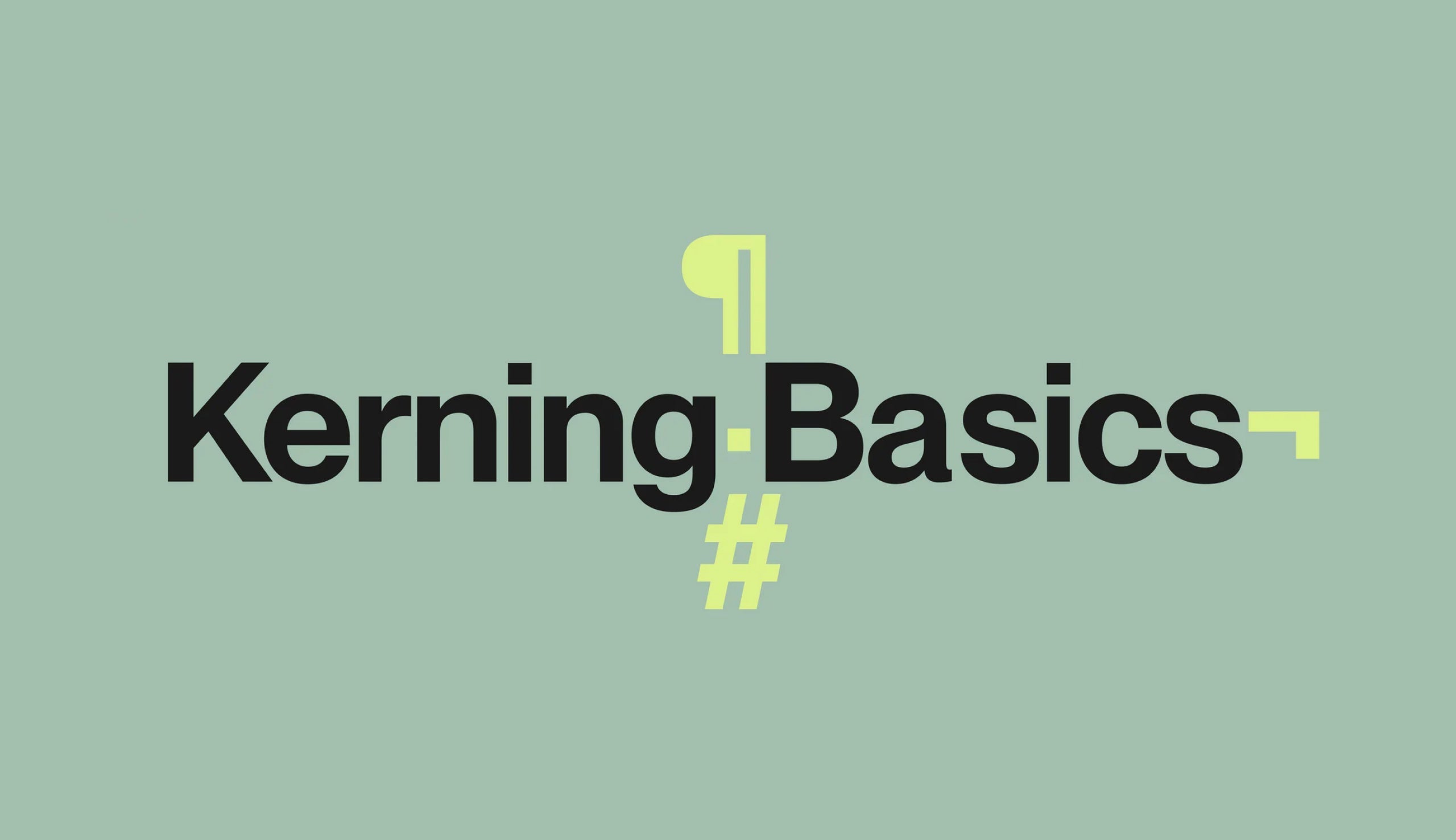 Kerning Basics