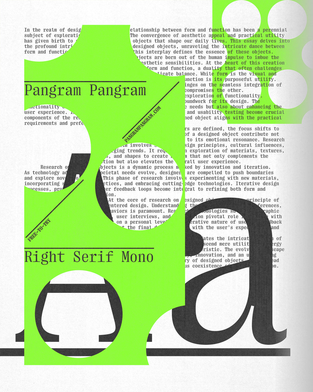 Character R Monospace Right Serif Mono - Free to Try Serif Monospace Font – Pangram Pangram ...
